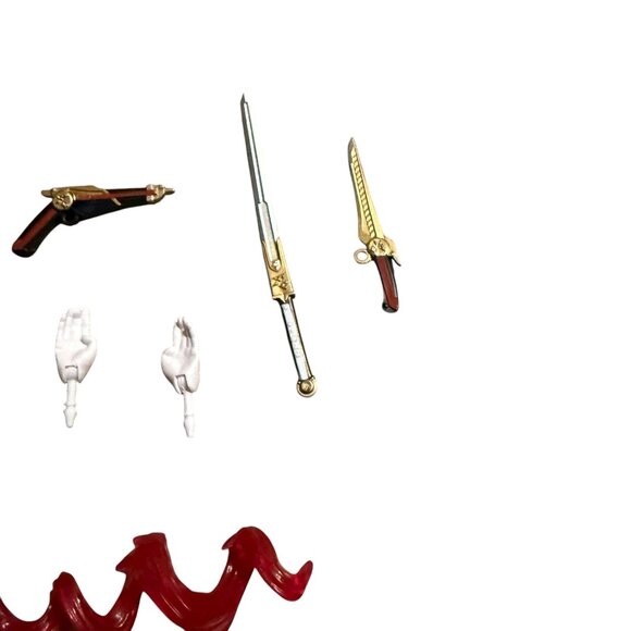 New Power Rangers Delphine White Lightning Collection Alien Ranger Accessories - Picture 3 of 7